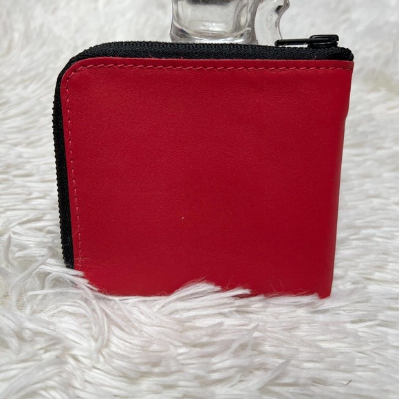 AMPERSAND AS APOSTROPHE HALF-ZIP WALLET ROSE - Picture 2 of 4